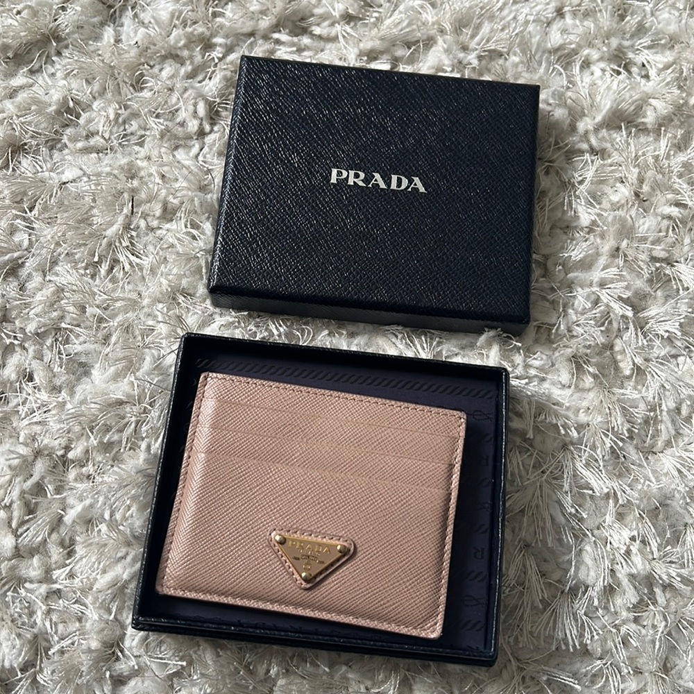 Saffiano Leather Card Holder